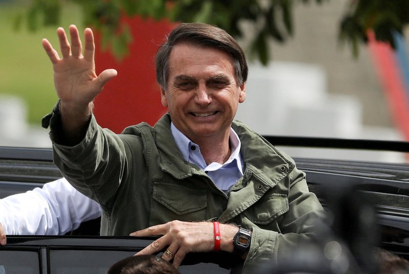 Newly elected Brazilian President Jair Bolsonaro