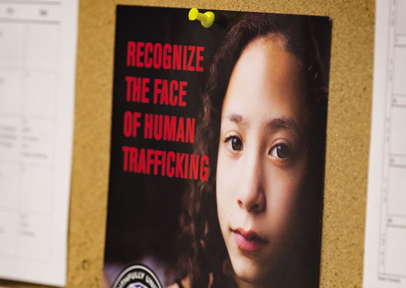A public awareness poster at Holy Cross Hospital in Fort Lauderdale