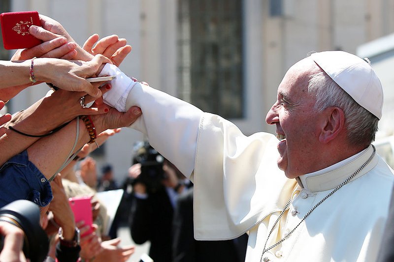 Vatican department for Latin America gets surprise visit from Pope Francis
