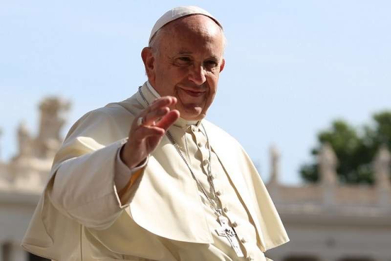 Pope Francis at a general audience June 22