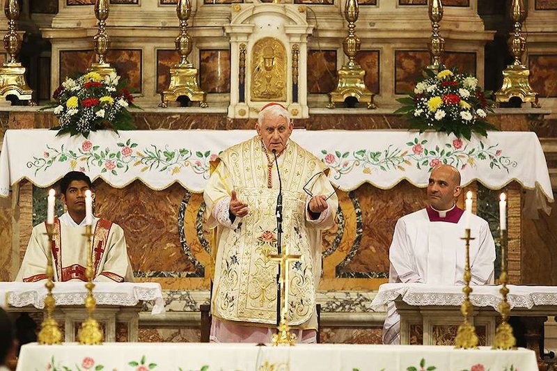 Cardinal Ernest Simoni takes possession of Santa Maria della Scalla