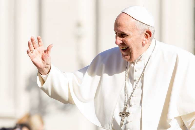 Pope Francis in St. Peter's Square March 14