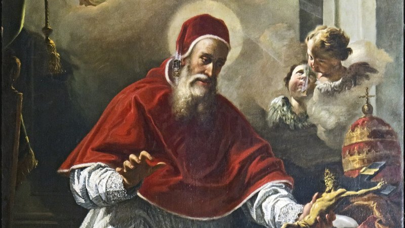 Table altarpiece of Pius V by Bartolomeo Litterini. (Wikimedia Commons)