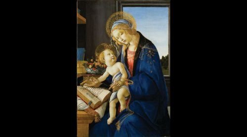 Madonna of the Book by Sandro Botticelli. Courtesy of the National Museum of Women in the Arts.