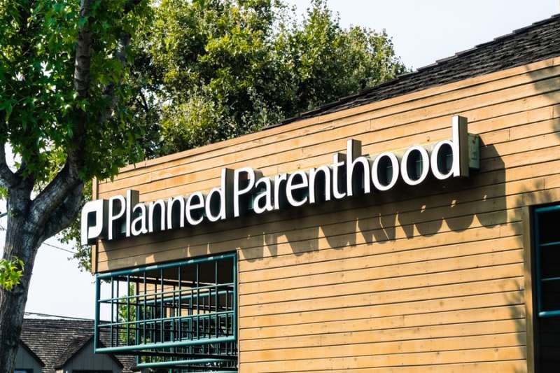 Sign outside a Planned Parenthood faculty. Credit: Shutterstock