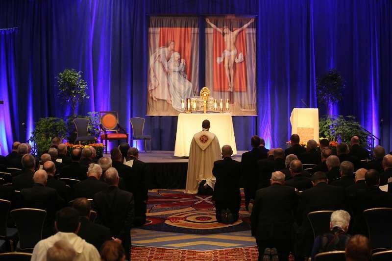 Exposition and Adoration at the USCCB general assembly in Baltimore