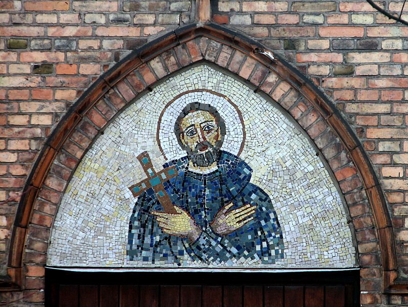 Mosaics of St. Andrew Bobola on Roman Catholic Parish of St. Andrew Bobola in Sopot. (WIKIMEDIA COMMONS)