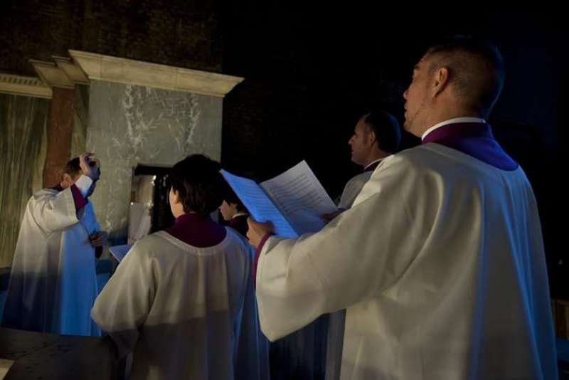 The Sistine Chapel Choir performs at Westminster Cathedral