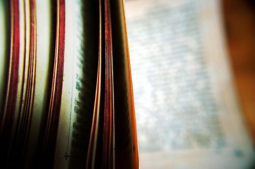Bible. Credit: Chris Zielecki via Flickr (CC BY-NC-SA 2.0).