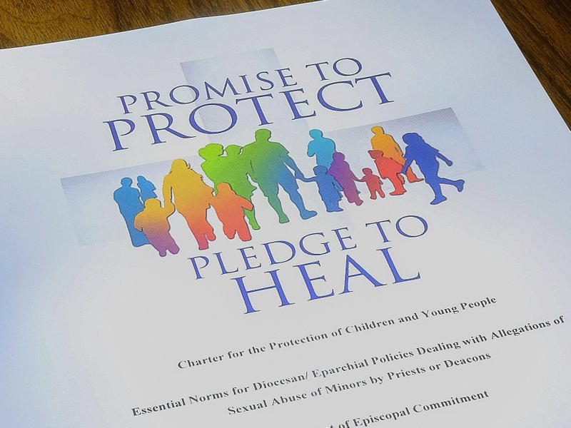 This cover of the USCCB "Charter for the Protection of Children and Young People." (CNS photo illustration/Rick Musacchio