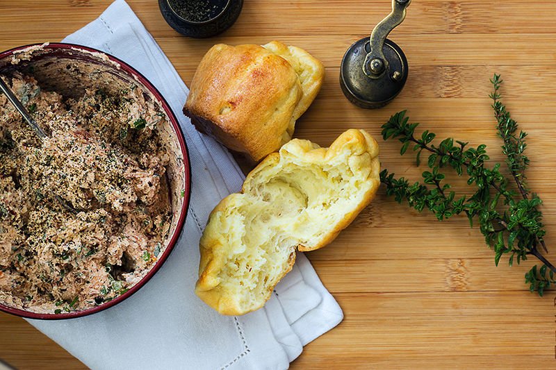 Lenten recipe- smoked salmon capers