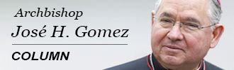 Archbishop Gomez column banner