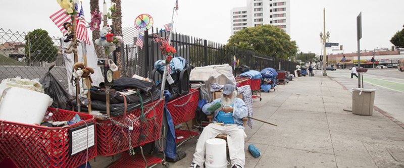 Skid Row in Loa Angeles (photo/R.W. Dellinger)