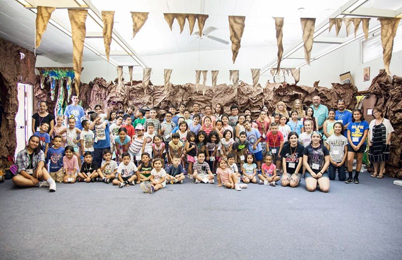 It was a packed house at Our Lady of Perpetual Help in Downey for Vacation Bible School. (photo/Alexandra Cooper)