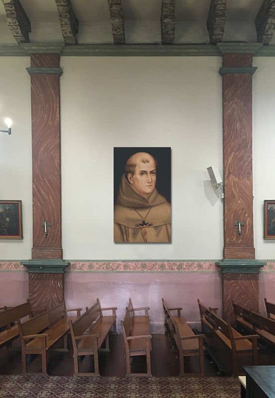 Junipero Serra tapestry