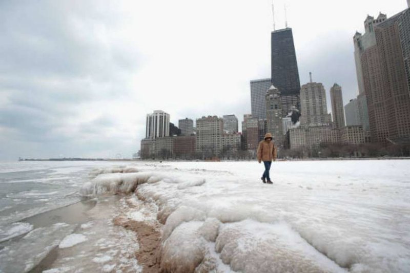 Chicago's deep freeze continues with single-digit temperatures. Credit: Scott Olson/Getty Images News.