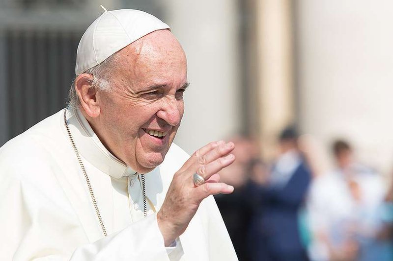 Pope Francis in St. Peter's Square
