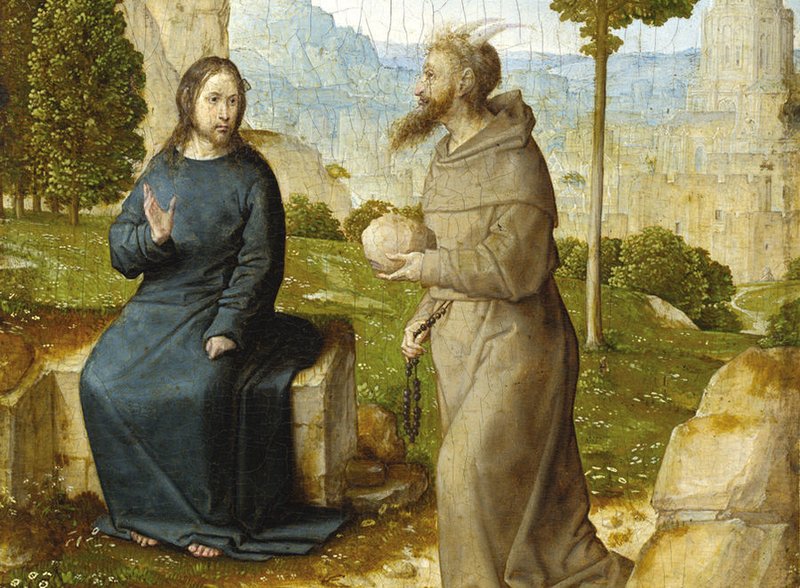 "Temptation of Christ in the Wilderness," by Juan de Flandes. (Wikimedia Commons)