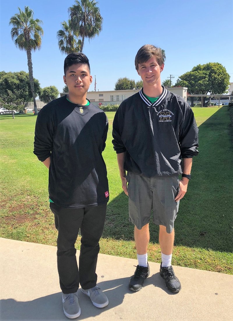 (L-R) Gerrick Cardenas and Matthew Craig. (PHOTO COURTESY OF BISHOP MONTGOMERY)