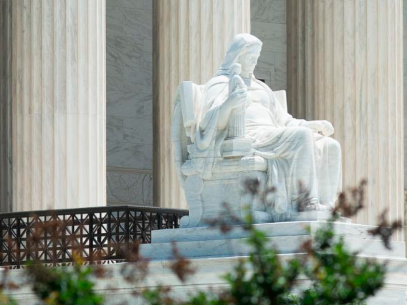 The U.S. Supreme Court is seen in Washington May 21. (CNS photo/Tyler Orsburn)