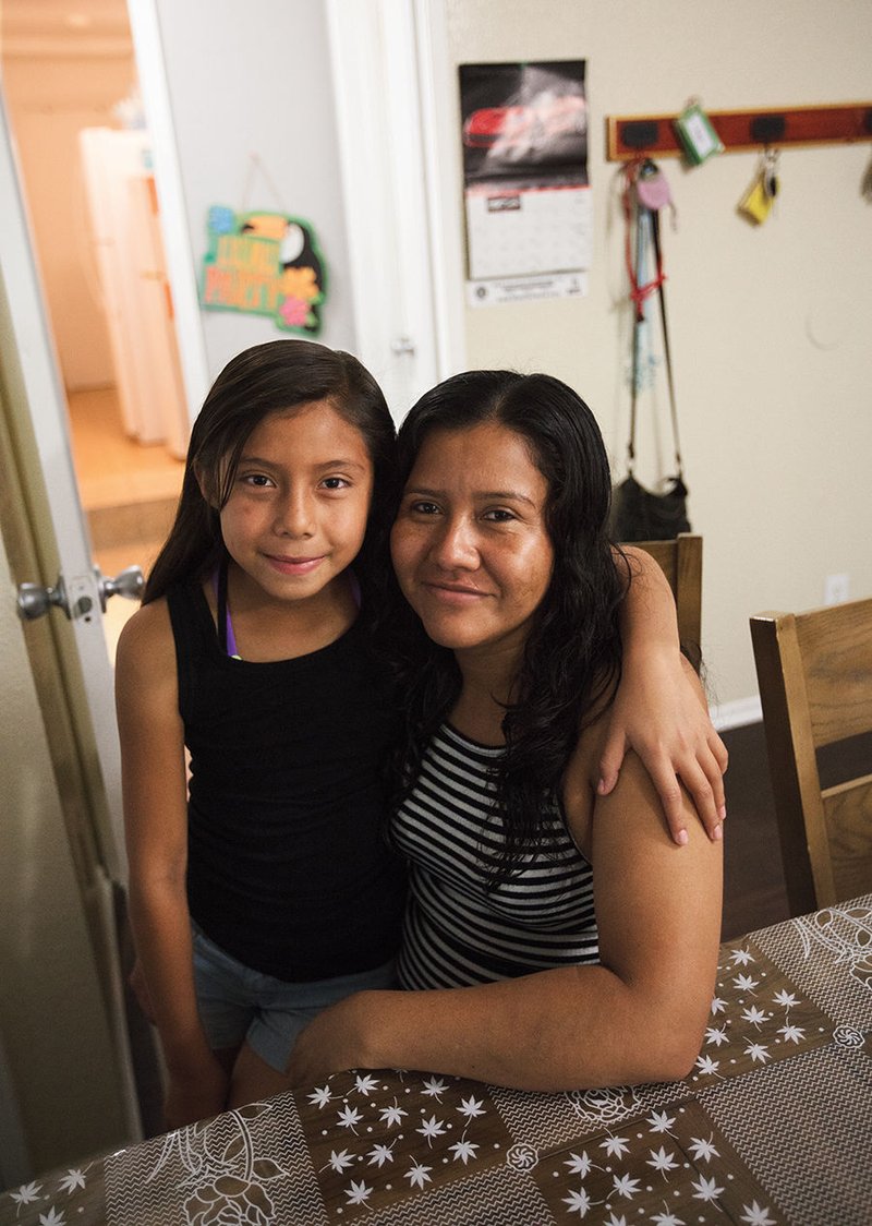 Sara and Nancy Hernandez in their family home in Sylmar. (photo/Victor Alemán)