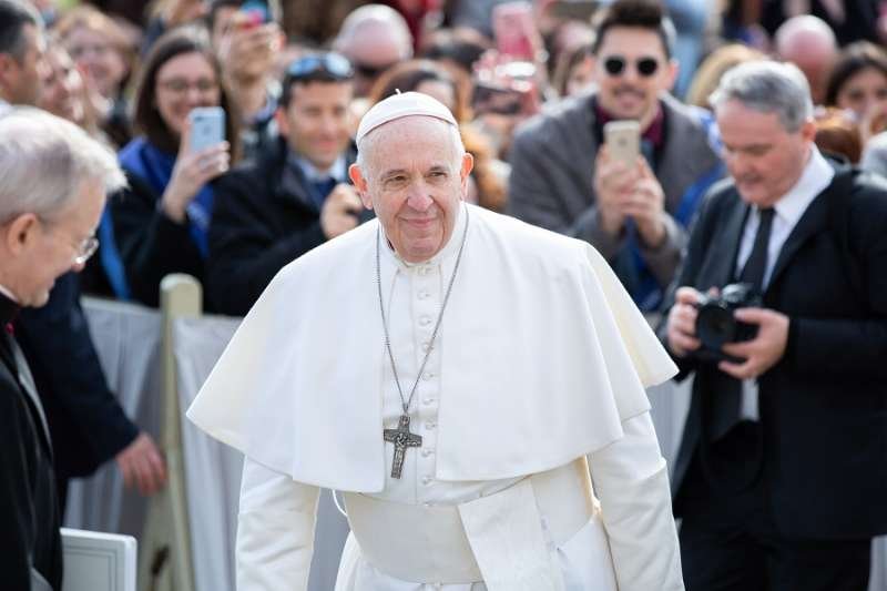 Pope Francis in St. Peter's Square March 20