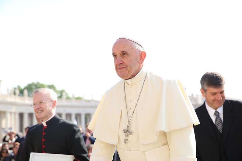 Pope Francis in St. Peter's Square