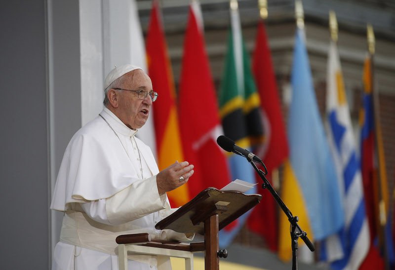 Pope at Independence Hall
