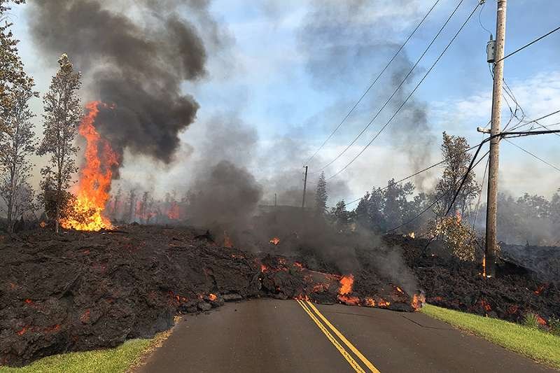 Kilauea volcano in Hawaii