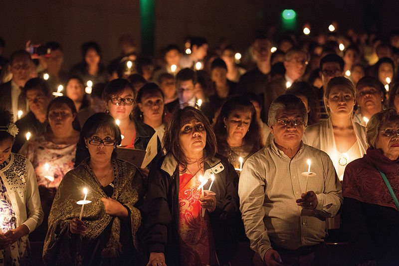 Easter Vigil candles