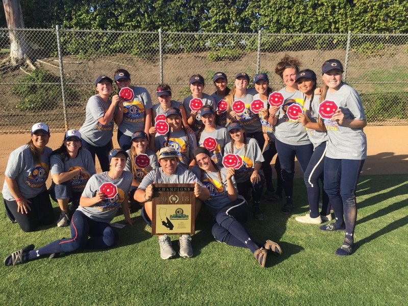 Chaminade Eagles softball team. Photo courtesy Chaminade Athletics Twitter.