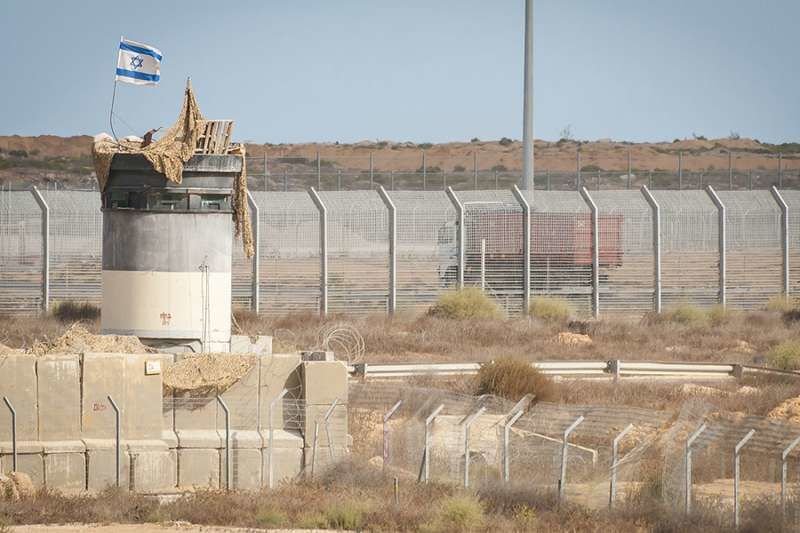 Gaza-Israel border. Credit: Roman Yanushevsky/Shutterstock