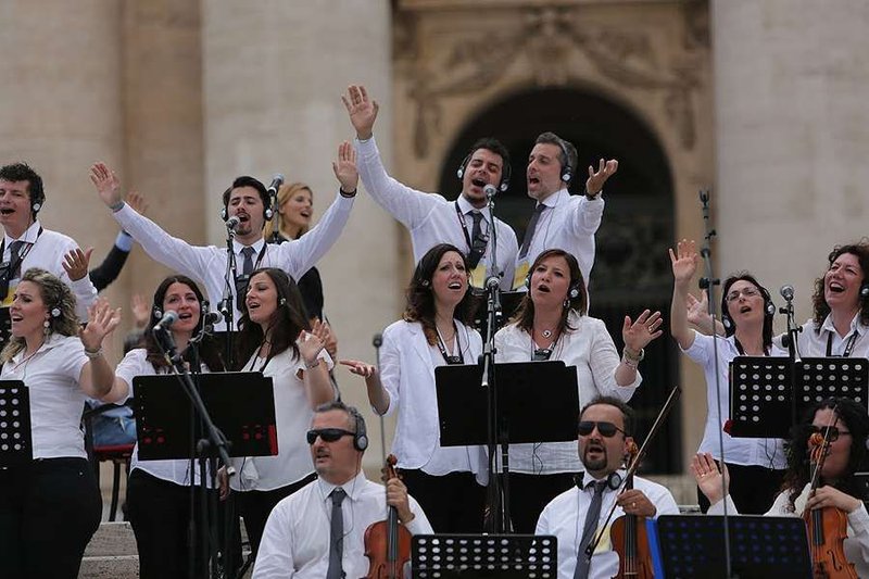 A Renewal in the Holy Spirit Movement concert in St. Peter's Square