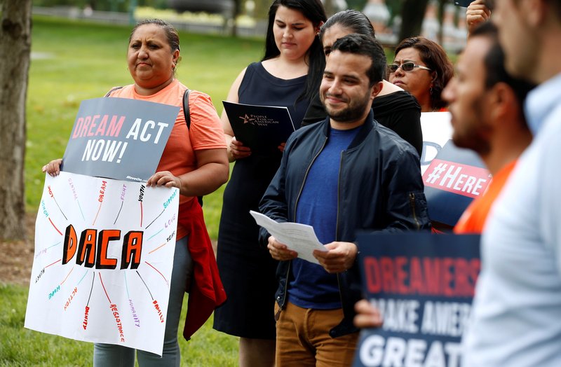 Immigration activists and those enrolled in the Deferred Action for Childhood Arrivals program