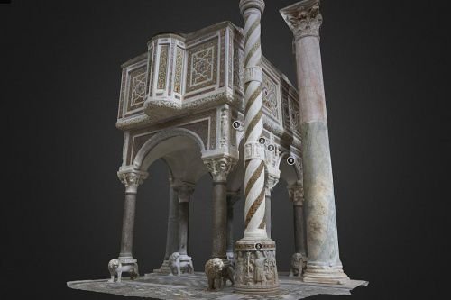 3D model of the Sessa Aurunca Cathedral