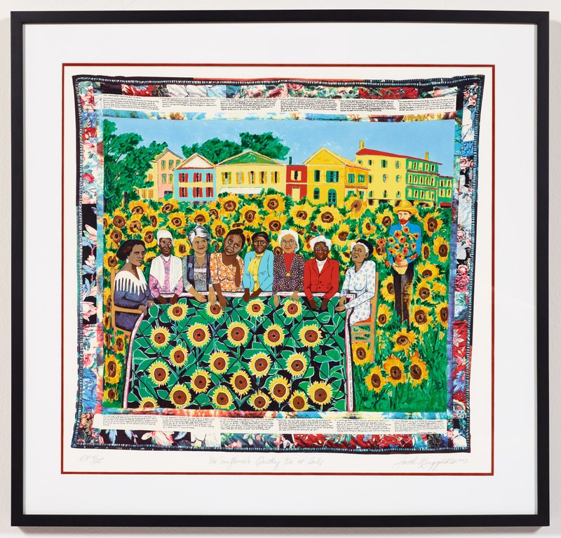 “The Sunflower Quilting Bee at Arles