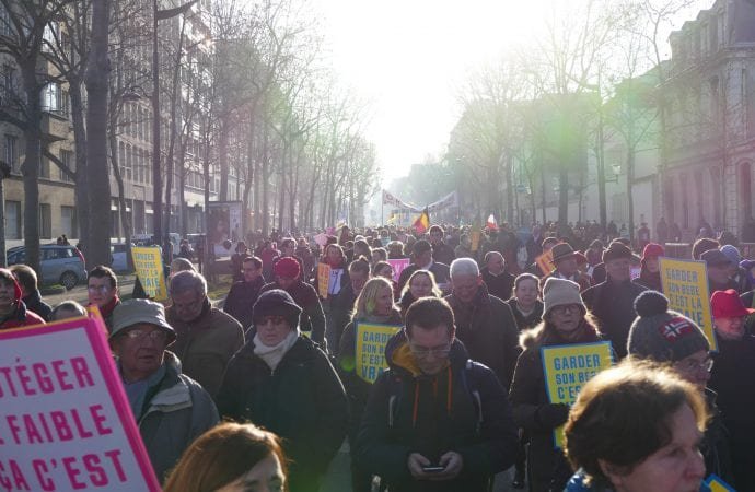 March for Life 2017 in Paris. (Peter Potrowl/Wikimedia Commons via Crux)