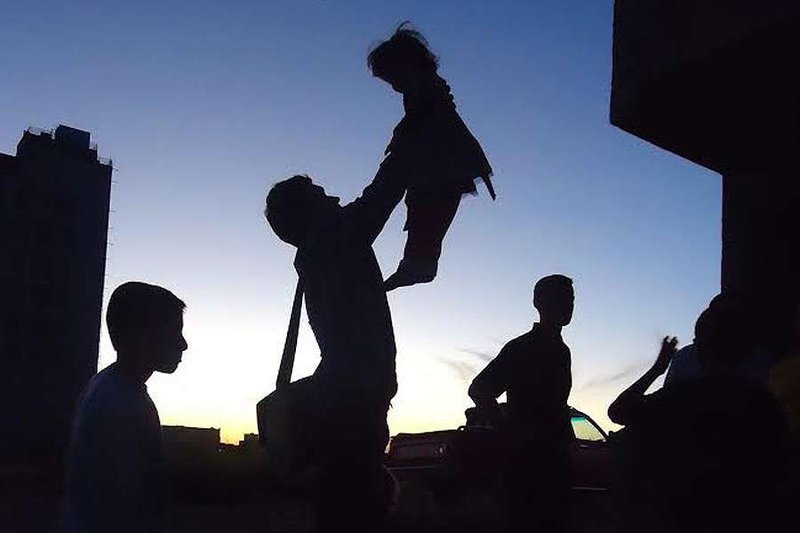 Refugee families at the Jerzy Popielusko clinic in Dohuk