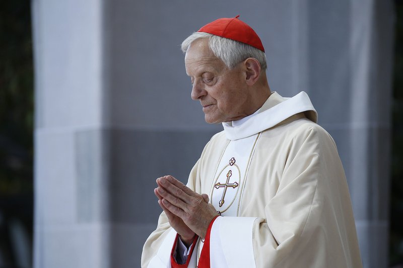 Pope Francis has accepted the resignation of Cardinal Donald W. Wuerl as archbishop of Washington but did not name a successor. He is pictured during a papal Mass in Washington in 2015. (CNS photo/Paul Haring)