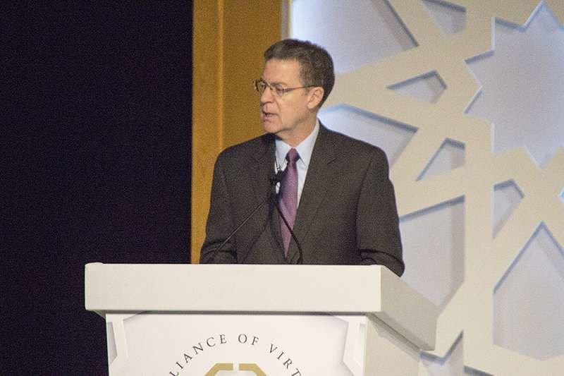 Ambassador Sam Brownback speaks Feb. 6