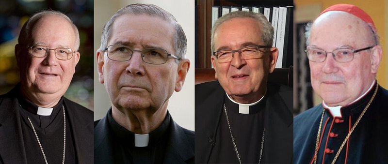 From left: Archbishop George H. Niederauer
