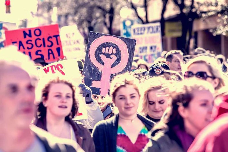 Women's March. Credit: Creatista via Shutterstock.