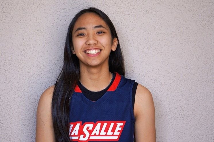 Julia Macabuhay of La Salle earned a second straight All CIF-SS berth and the John R. Wooden High School Player of the Year Award (Division 3 girls) in 2018. (Photo credit: La Salle HS)