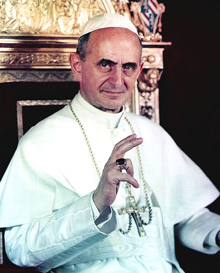 Pope Paul VI in 1963. His encyclical