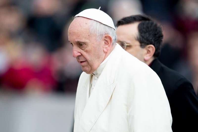 Pope Francis at the general audience Jan. 31