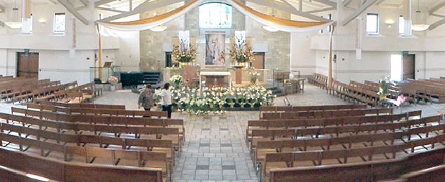 St Dominic Savio Church altar