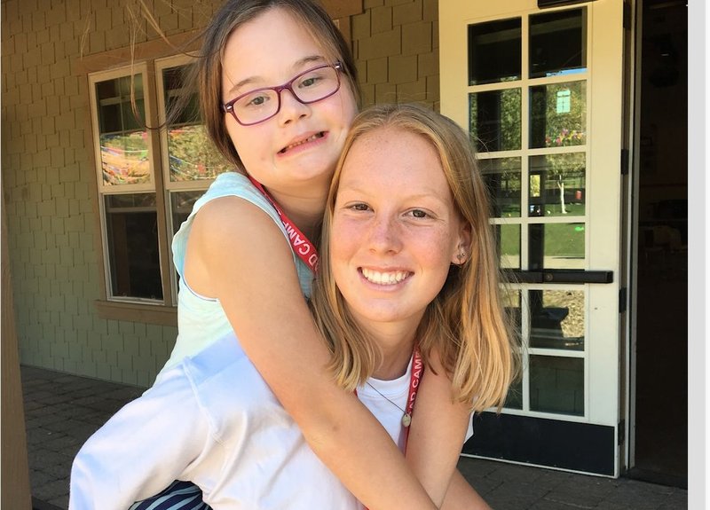 Michelle Stauber enjoys a light moment at RAD Camp