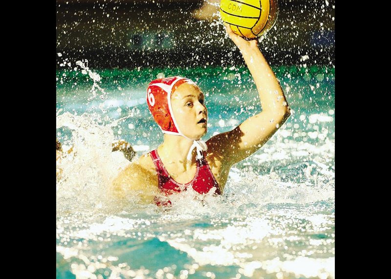 Grace Thawley of Mater Dei prepares to pass.