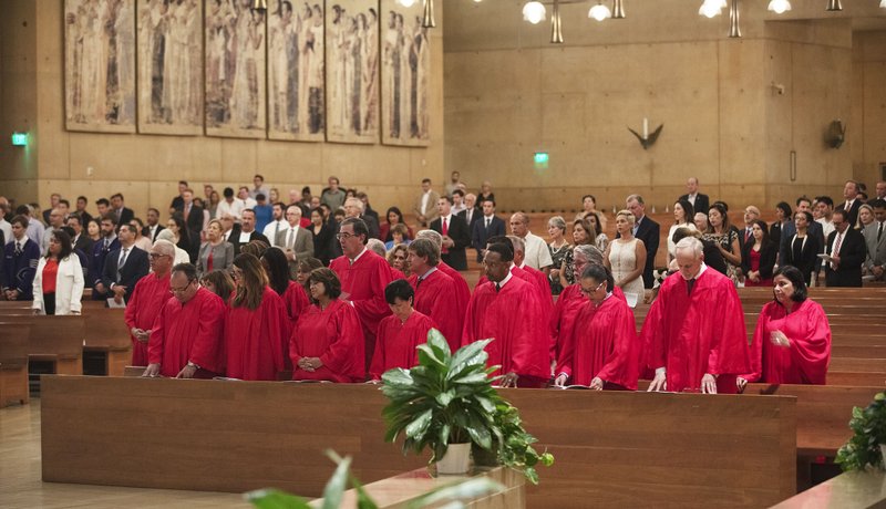 The annual Red Mass took place on Oct. 17 at the Cathedral of Our Lady of the Angels. (Photo credit: Victor Aléman)