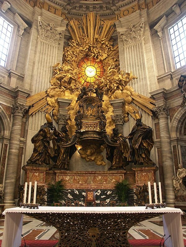 The Chair of St. Peter in St. Peter's Basilica